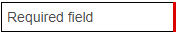 A required form field has a red bar on it's right edge