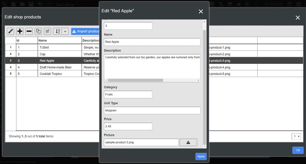 Edit individual product for you online store. – AbcSubmit