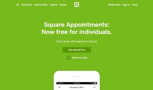 Square Appointments appointment scheduler