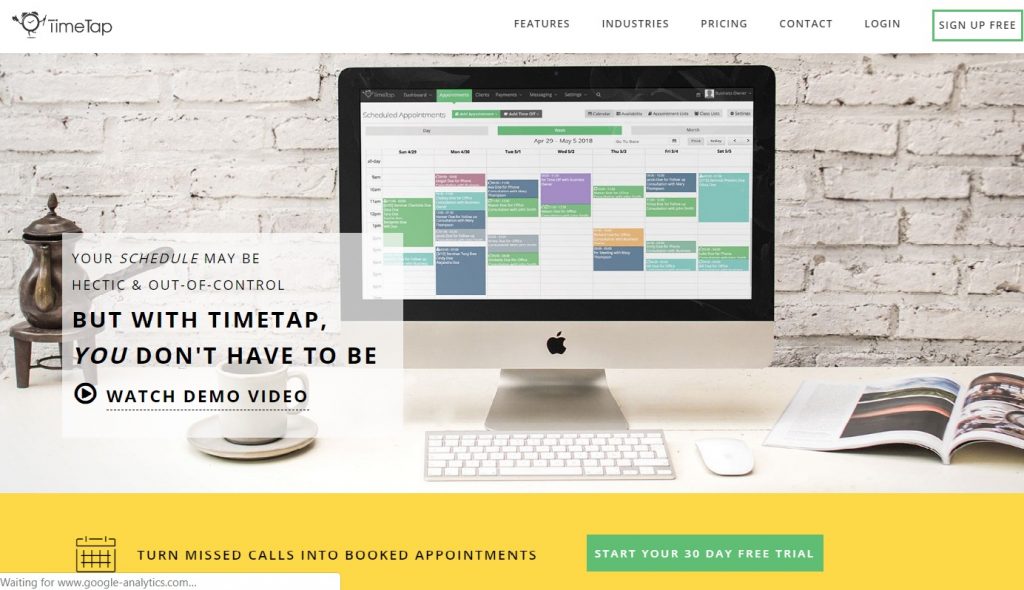 TimeTap appointment scheduler