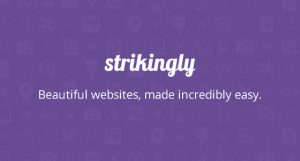 Strikingly website builder software