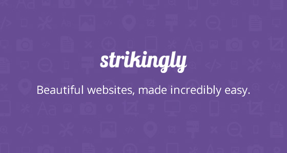 Strikingly website builder software