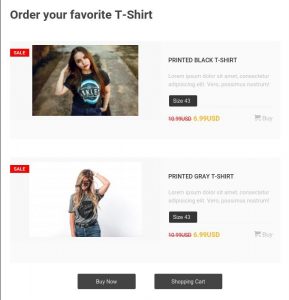 Start selling t-shirt online starting with a free simple t-shirt order form template. Accept online payments(Square, PayPal, Braintree, Stripe, etc), set quantities, add descriptions, set up product variants and integrate with other external apps. Free simple t-shirt list order form template.