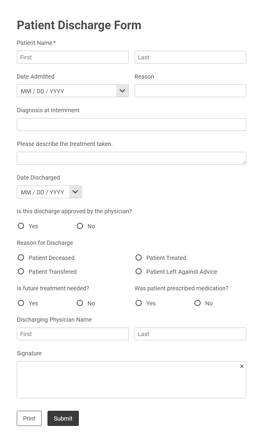 online fillable form creator